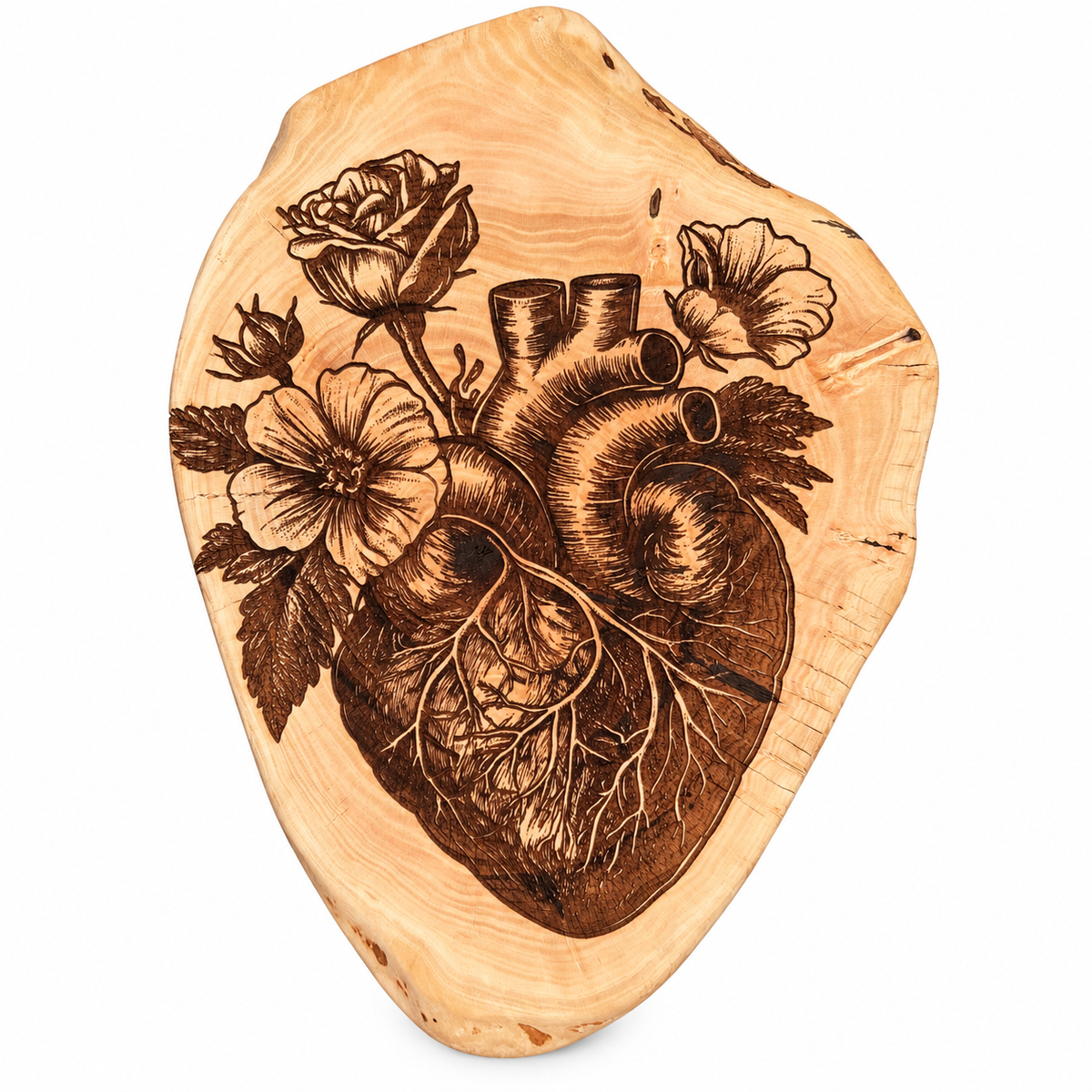 Heart with Flowers