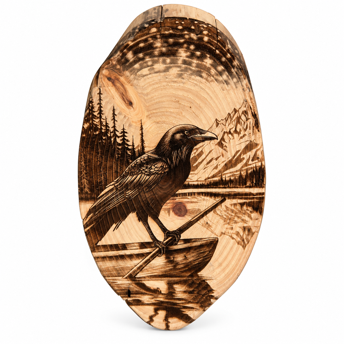 Boating Raven